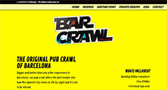 Desktop Screenshot of barcrawlbarcelona.com